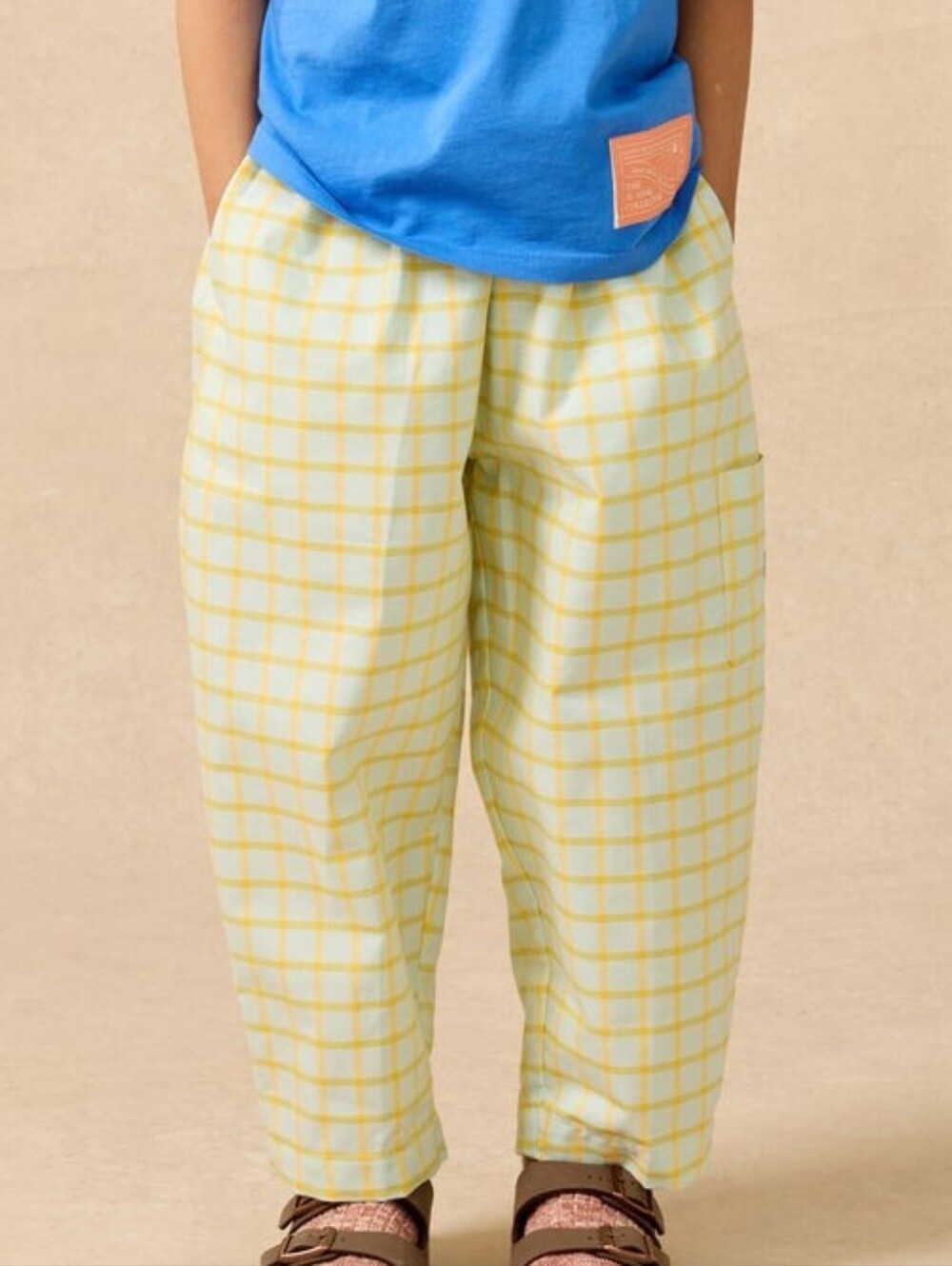 THE SUNDAY COLLECTIVE Friday Pant in Push Pop Plaid
